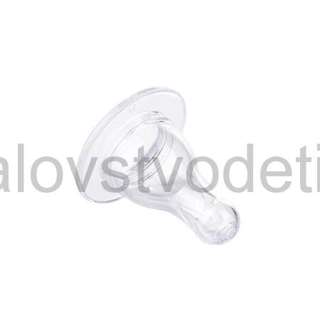 Canpol babies Silikónový univerzálny cumlík Pomalý pre fľašu s úzkym hrdlom 2 ks