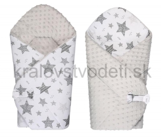 Obojstranná zavinovačka Minky - sivá