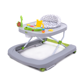 4baby chodítko Walk'n Push 2 v 1- LIGHT GREY
