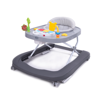 4baby chodítko Walk'n Push 2 v 1- DARK GREY
