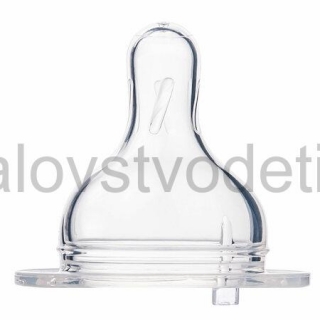 Canpol babies Silikónový cumlík Mini pre fľašu so širokým hrdlom EasyStart 1 ks